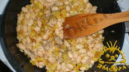 Кулинарные рецепты блюд с фото - Постное овощное рагу с белой фасолью, пошаговое фото 4